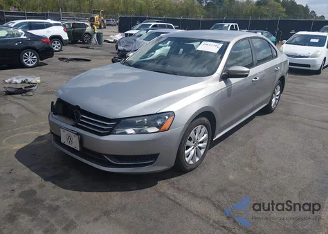2013 Volkswagen Passat S from USA, damaged, VIN 1VWAP7A30DC127785